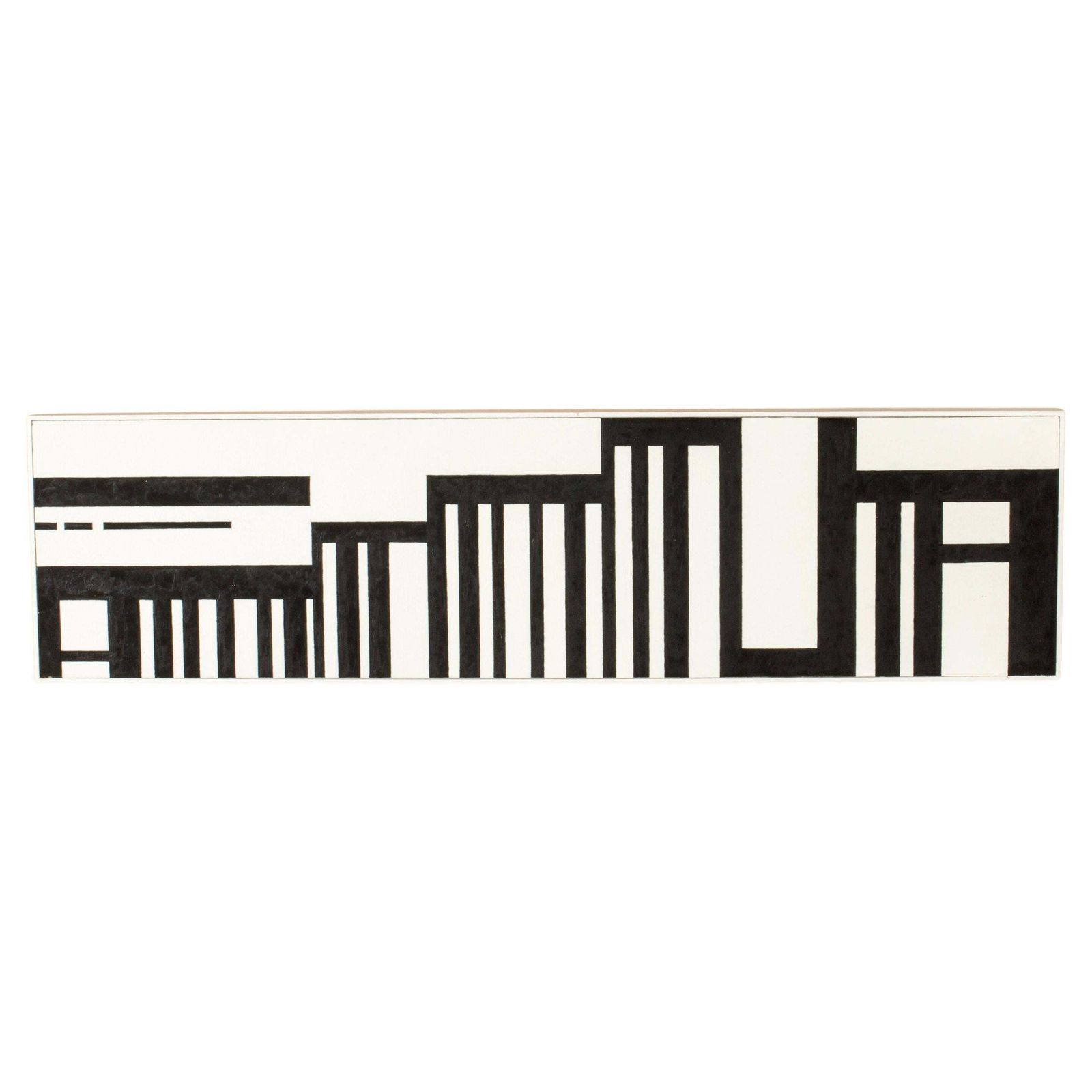 Peinture noir et blanc, Modern scandinave, bois, vers 1983