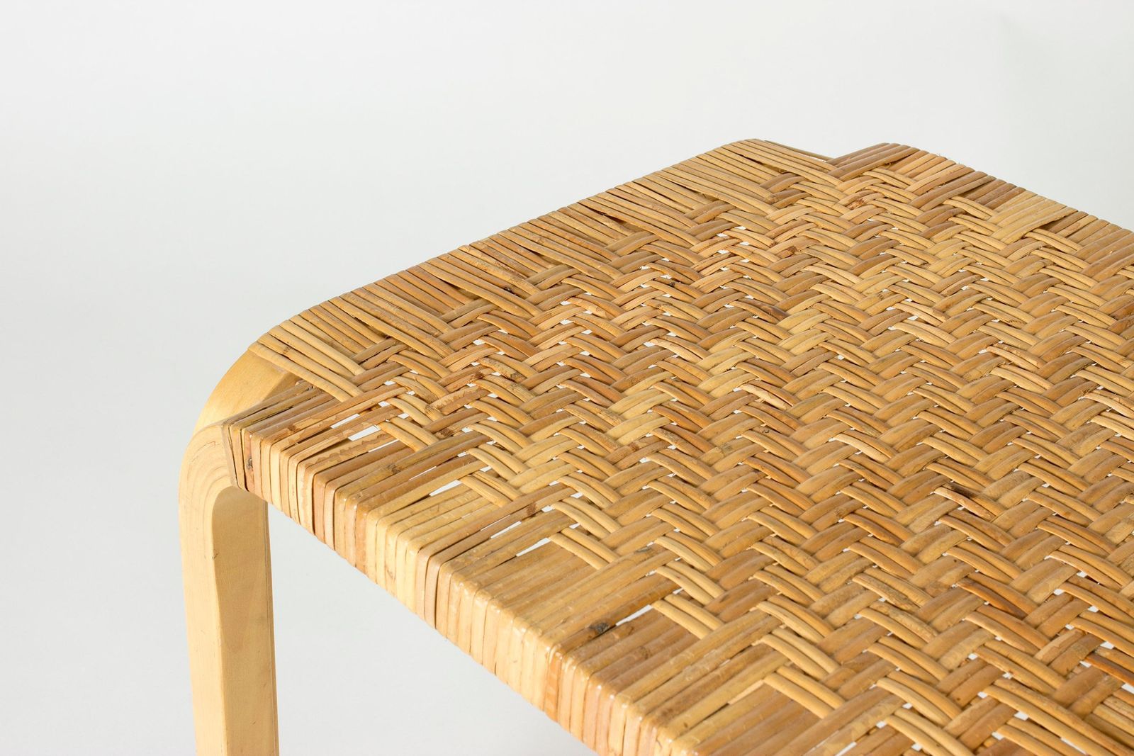 Vintage Midcentury Alvar Aalto Stool, Model "Y61", Finland, 1950s photo vinterior