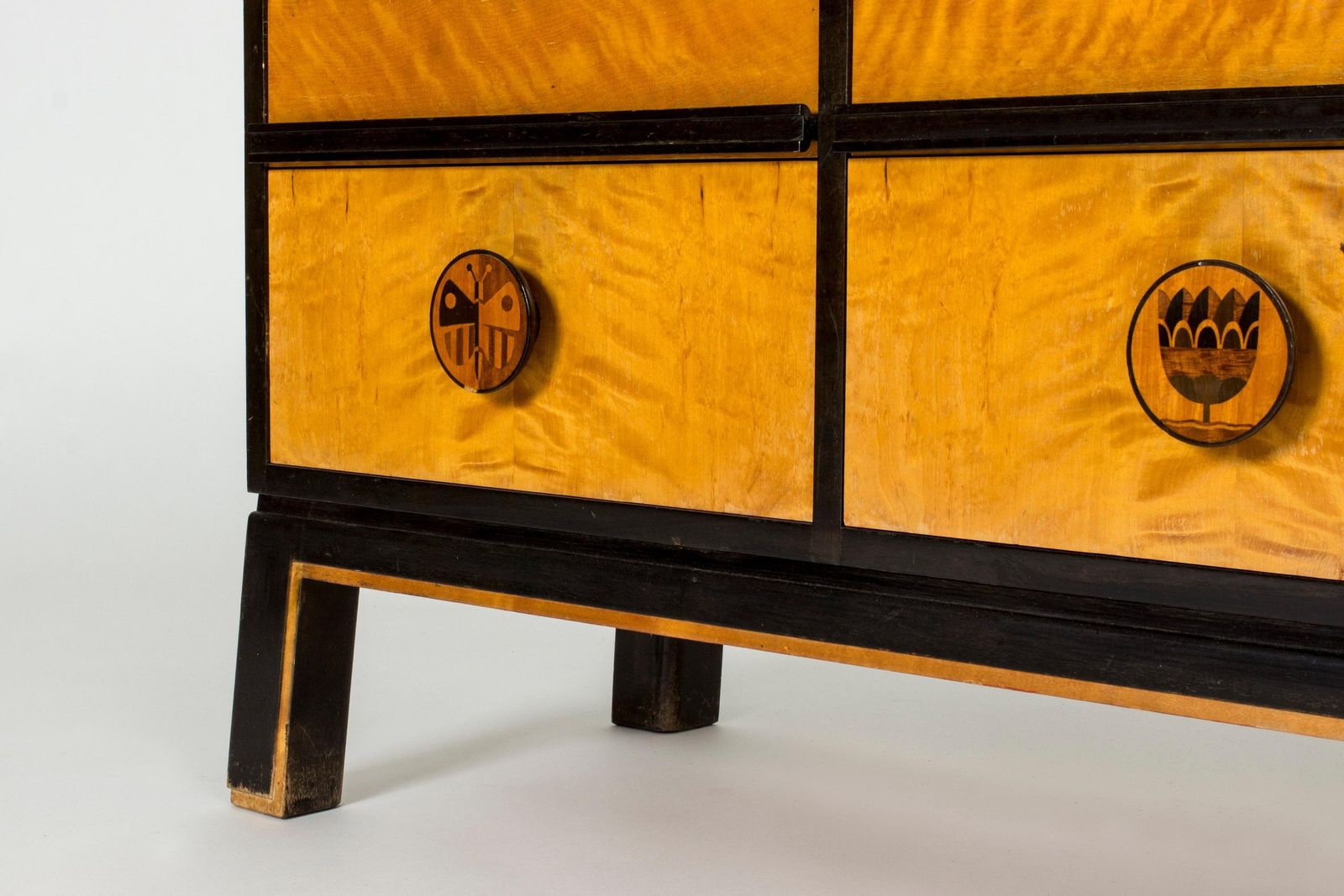 Buffet scandinave moderne par Otto Schulz, Suède, années 1930 photo vintage