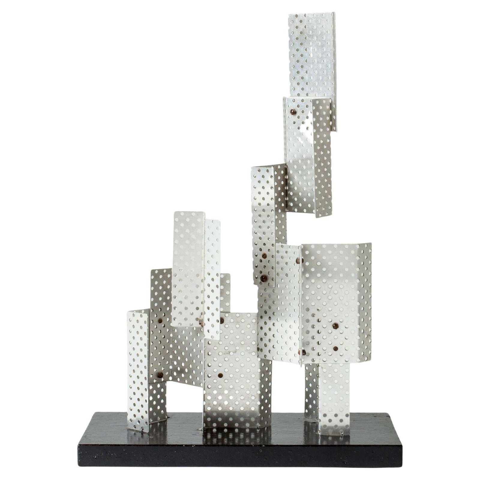 Sculpture par Lars Erik Falk, Suède, 1968