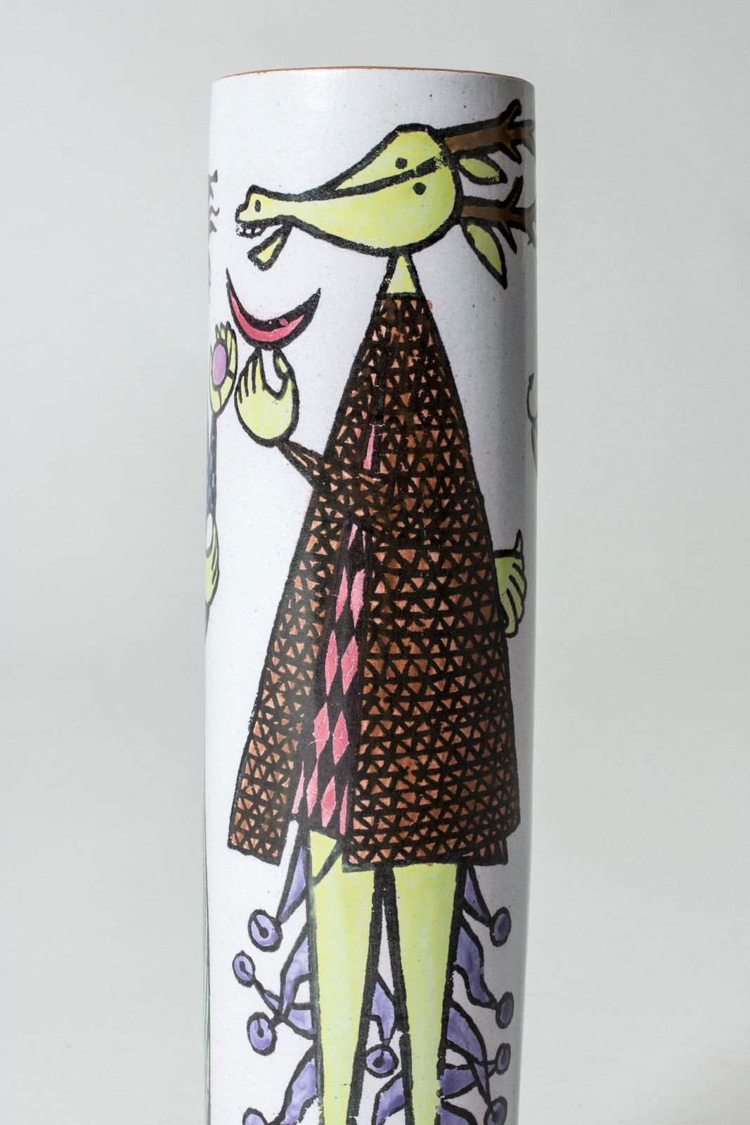 Faience "Karneval" vaas van Stig Lindberg photo vinterior