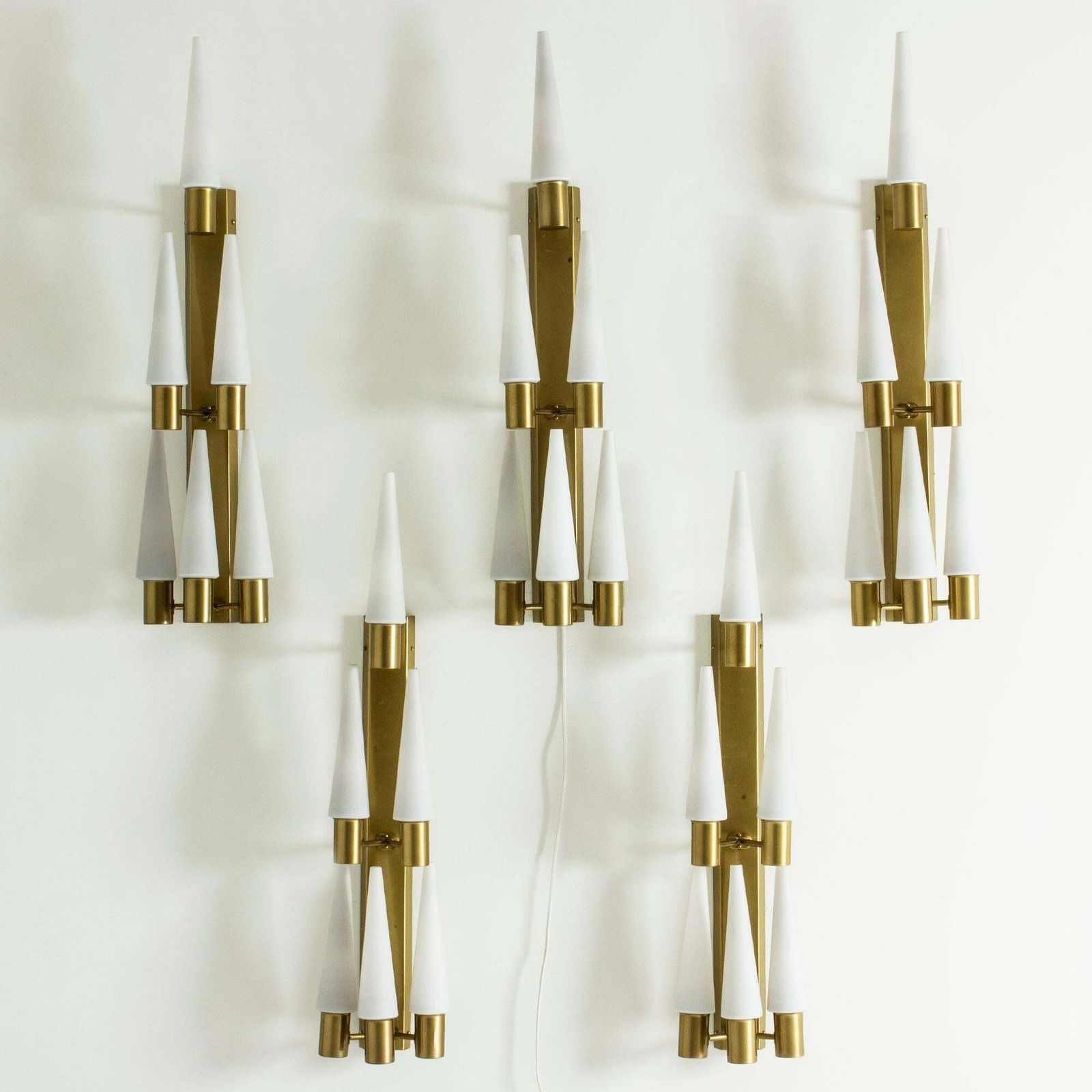 2142.0 Wall Chandelier By Hans Agne Jakobsson, Sweden, 1960s photo