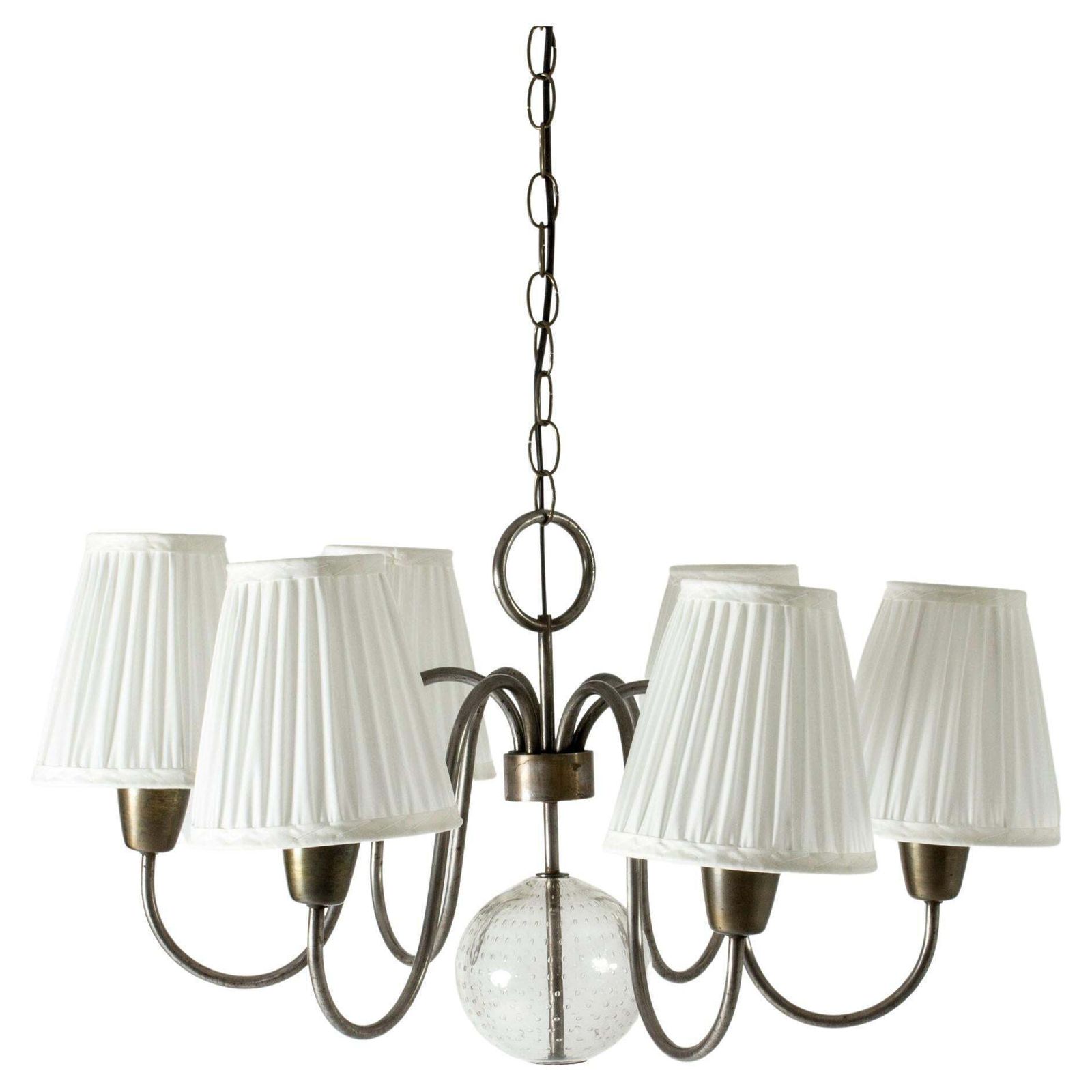 Lustre Hans Bergström pour Ateljé Lyktan, Suède, années 1940