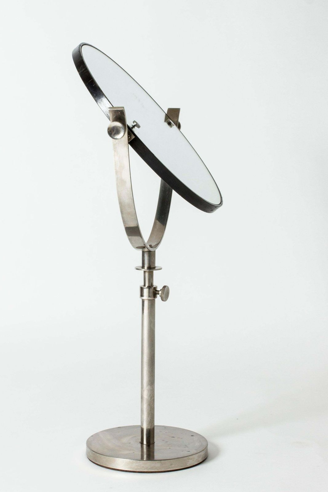 Swedish Mid Century Brass Table Mirror, Sweden, 1930s photo for sale