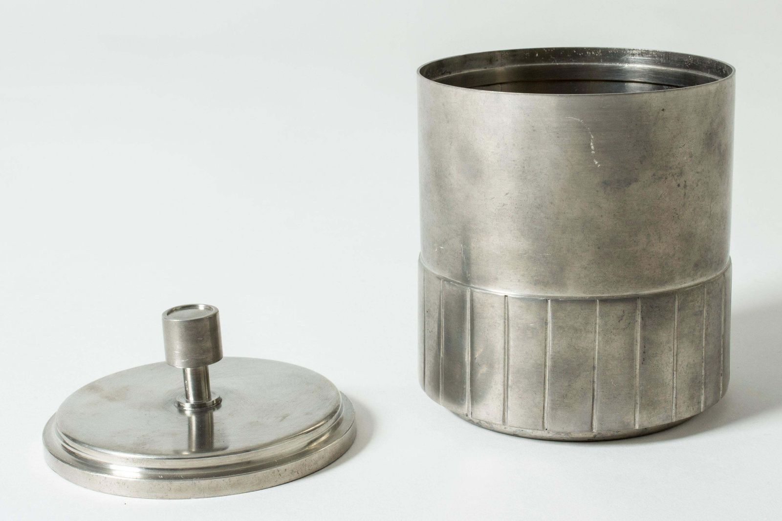 Tinnen pot van Gab, Zweden, 1930 photo vinterior