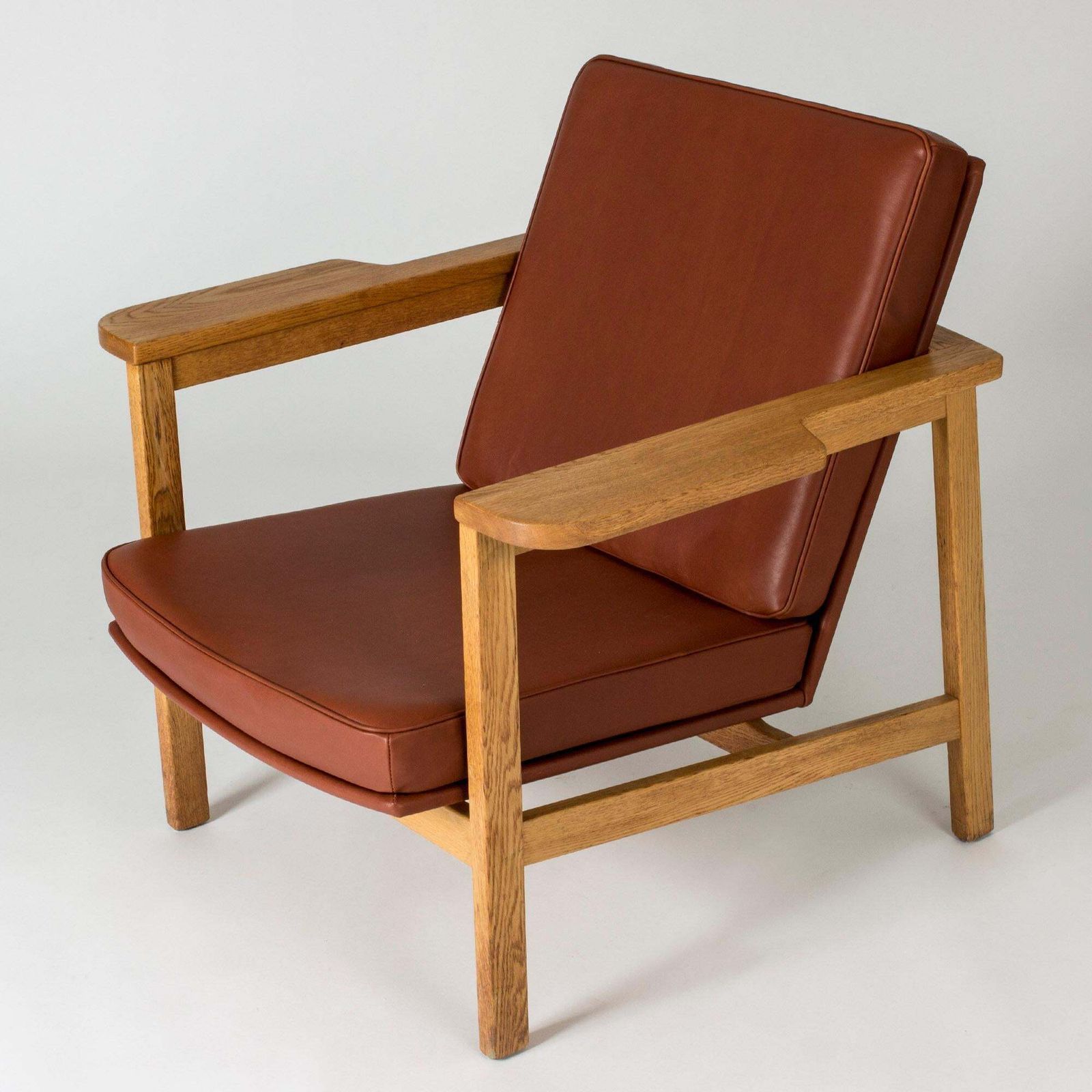 Paire de fauteuils Carl Axel Acking pour Nordiska Kompaniet, Suède, années 1950 photo 19638.0