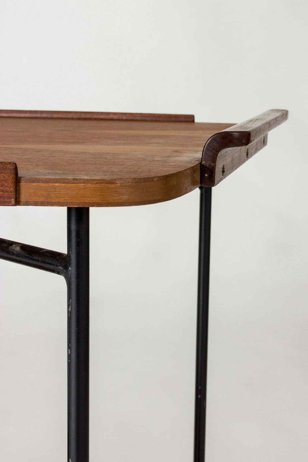 Teak Serving Cart From Firma Glas & Trä, Sweden, 1950s photo vintage