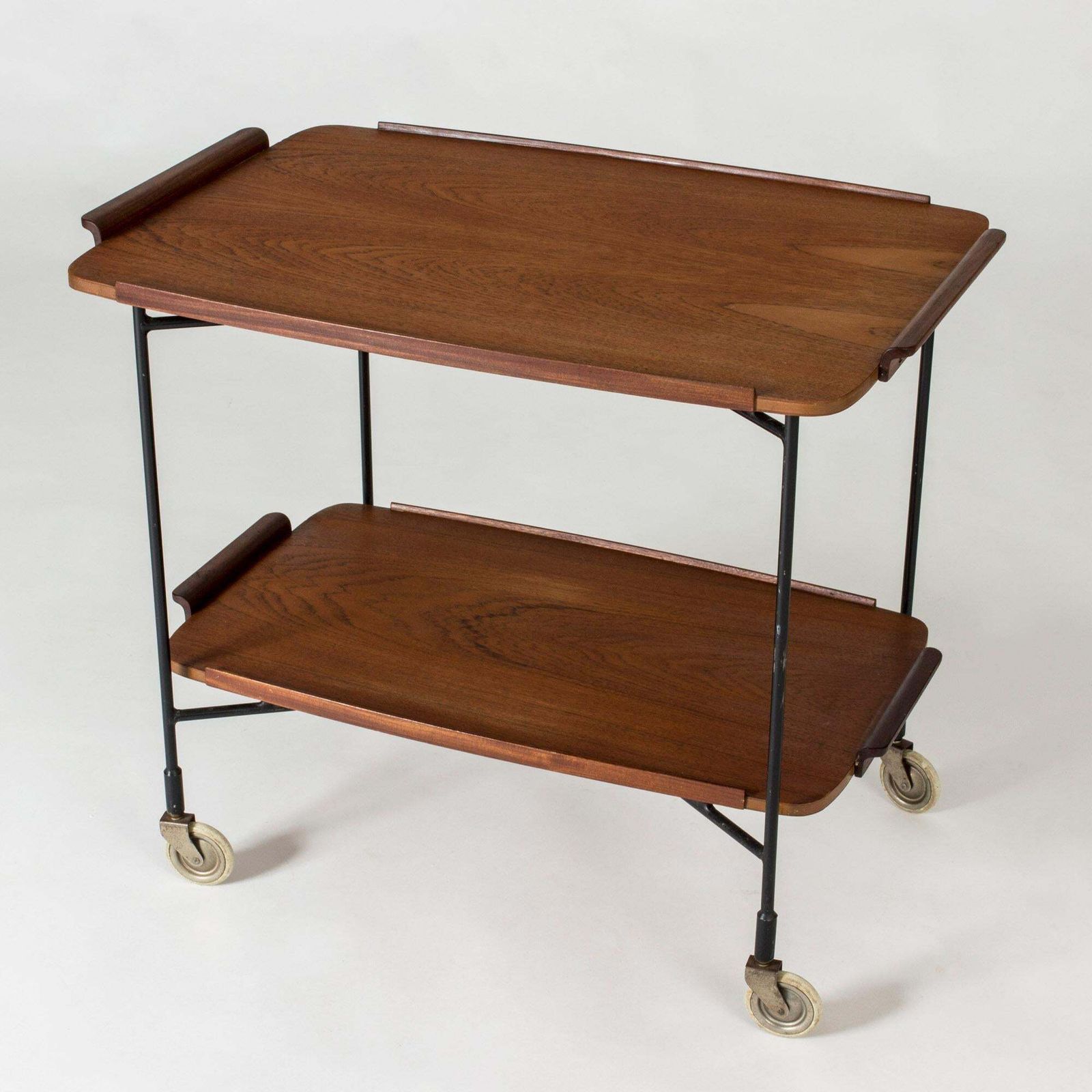 photo furniture Teak Serving Cart From Firma Glas & Trä, Sweden, 1950s