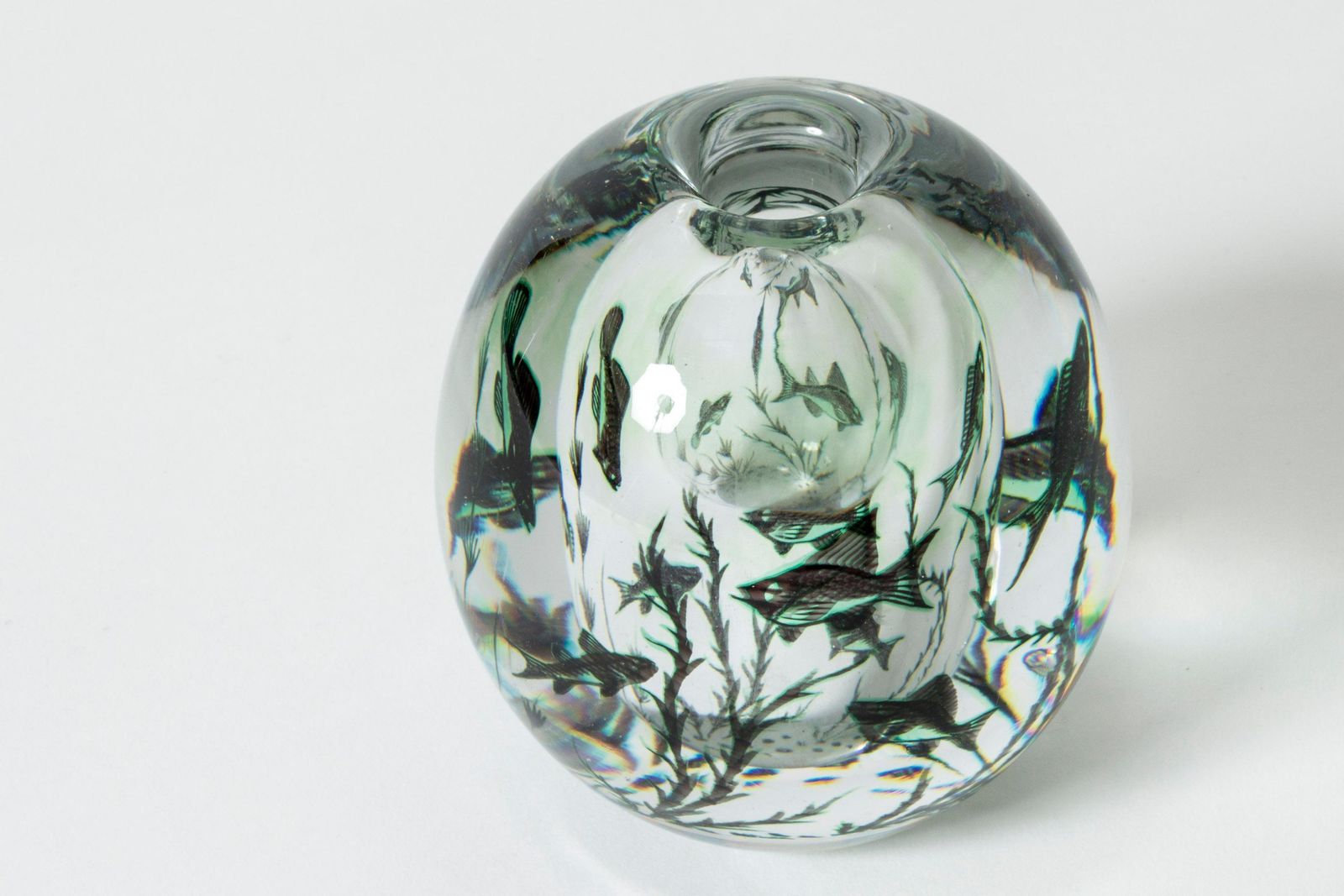Vase Graal par Edward Hald pour Orrefors, Suède, 1953 photo vinterior