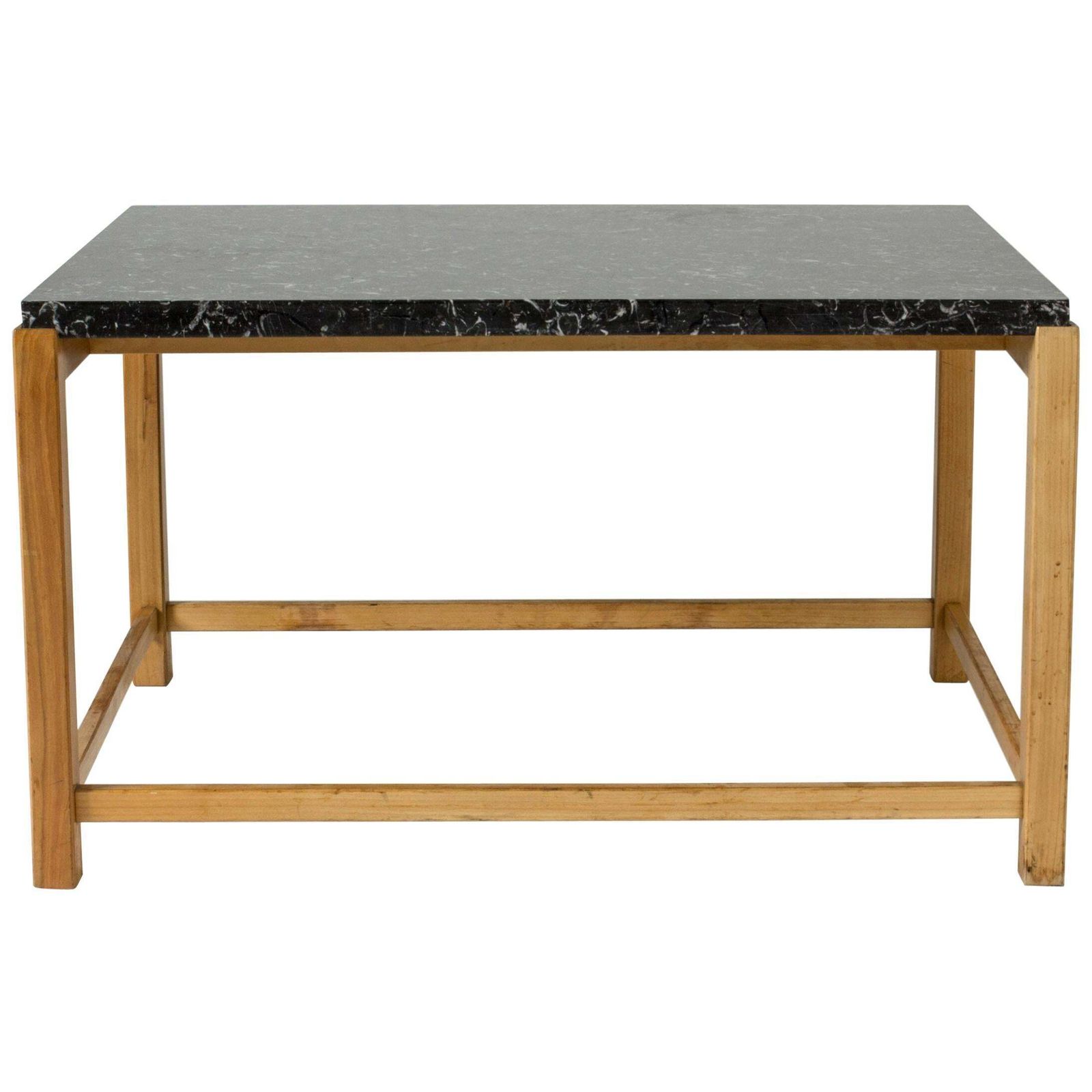 Marble Top Coffee Table By Carl Axel Acking For Torsten Schollin, Sweden, 1950s