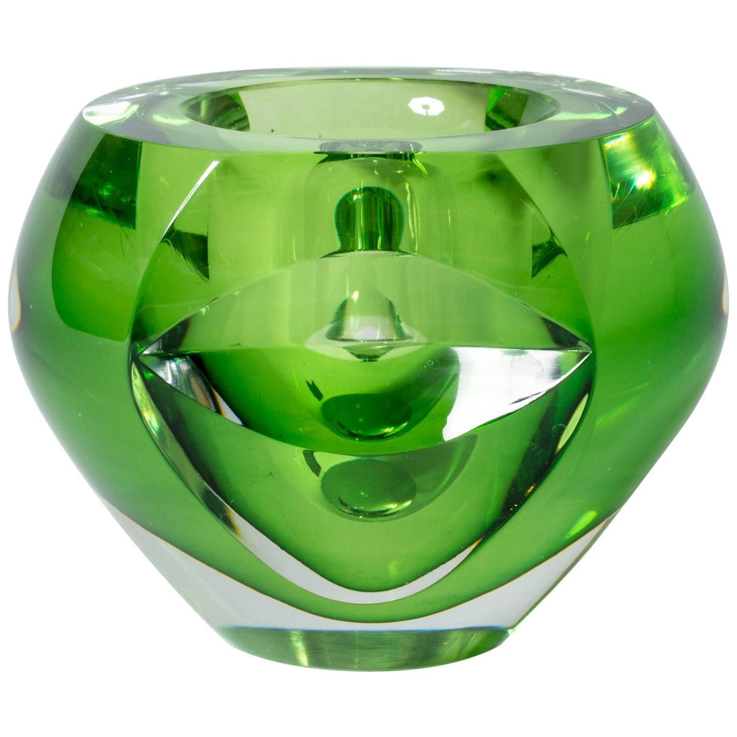 Coupe en verre cristal par Mona Morales-Schildt