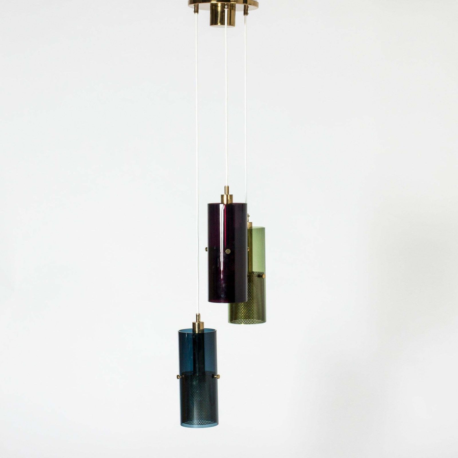 1960s Scandinavian Modern Glass Pendant Lamp By Hans Agne Jakobsson photo furniture
