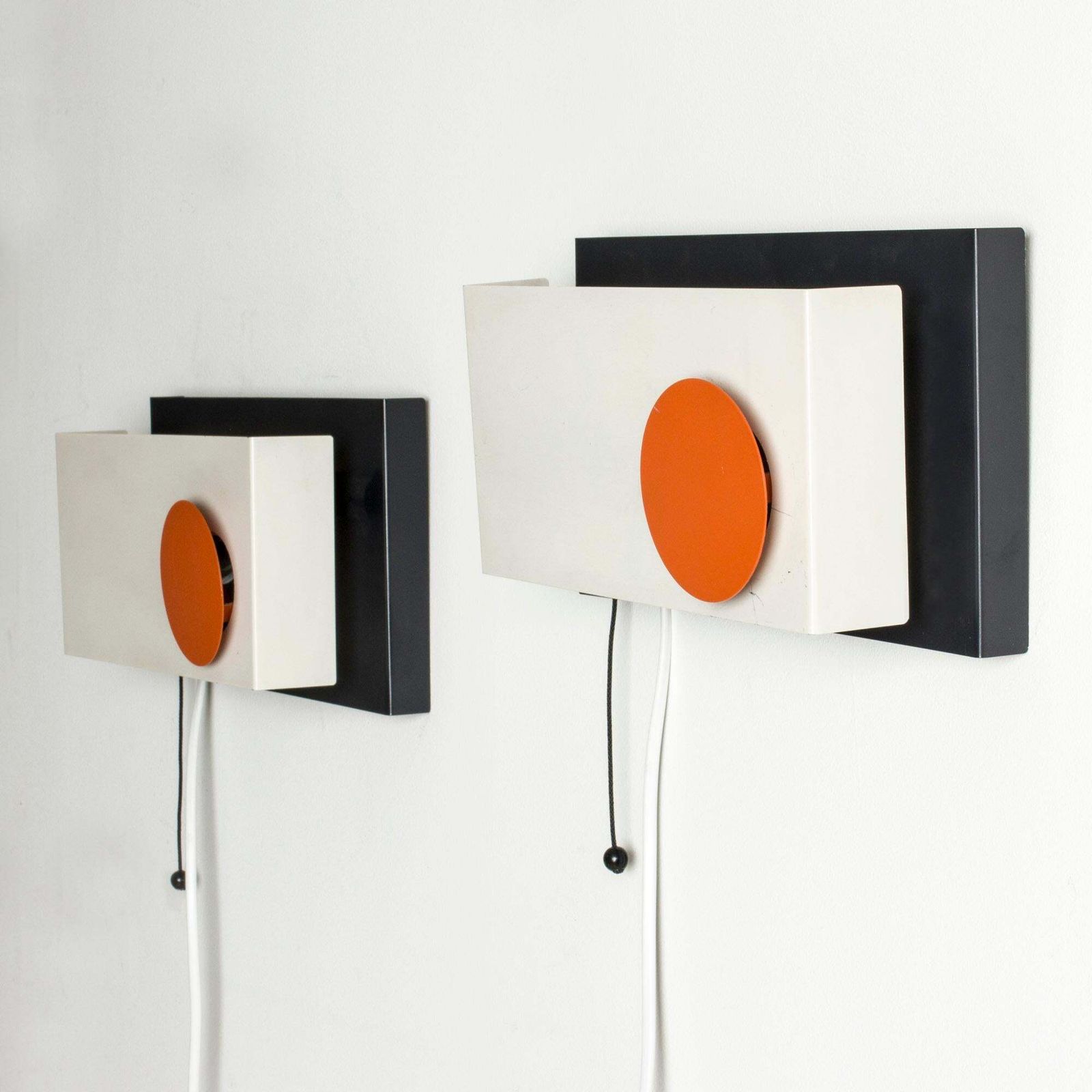 Paar metalen wandlampen van Svend Aage Holm Sørensen photo furniture