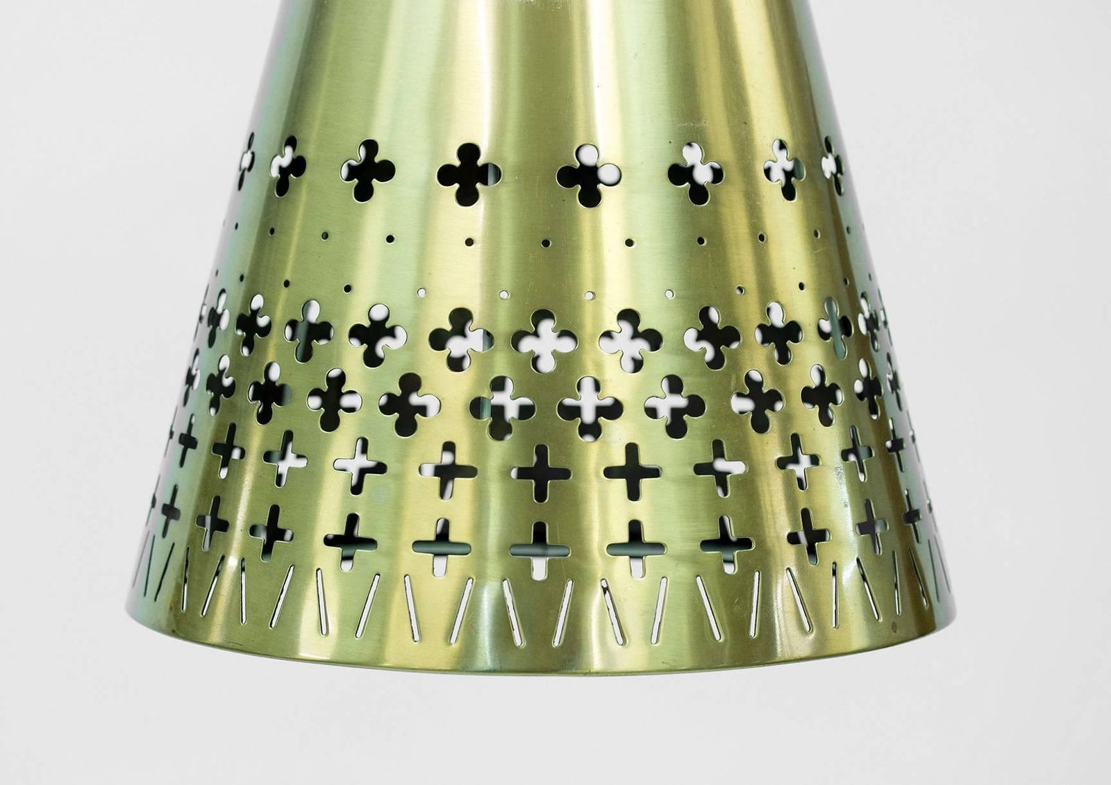 Messing Hanglamp van Hans Bergström voor Ateljé Lyktan, ca. jaren 1950 photo for sale