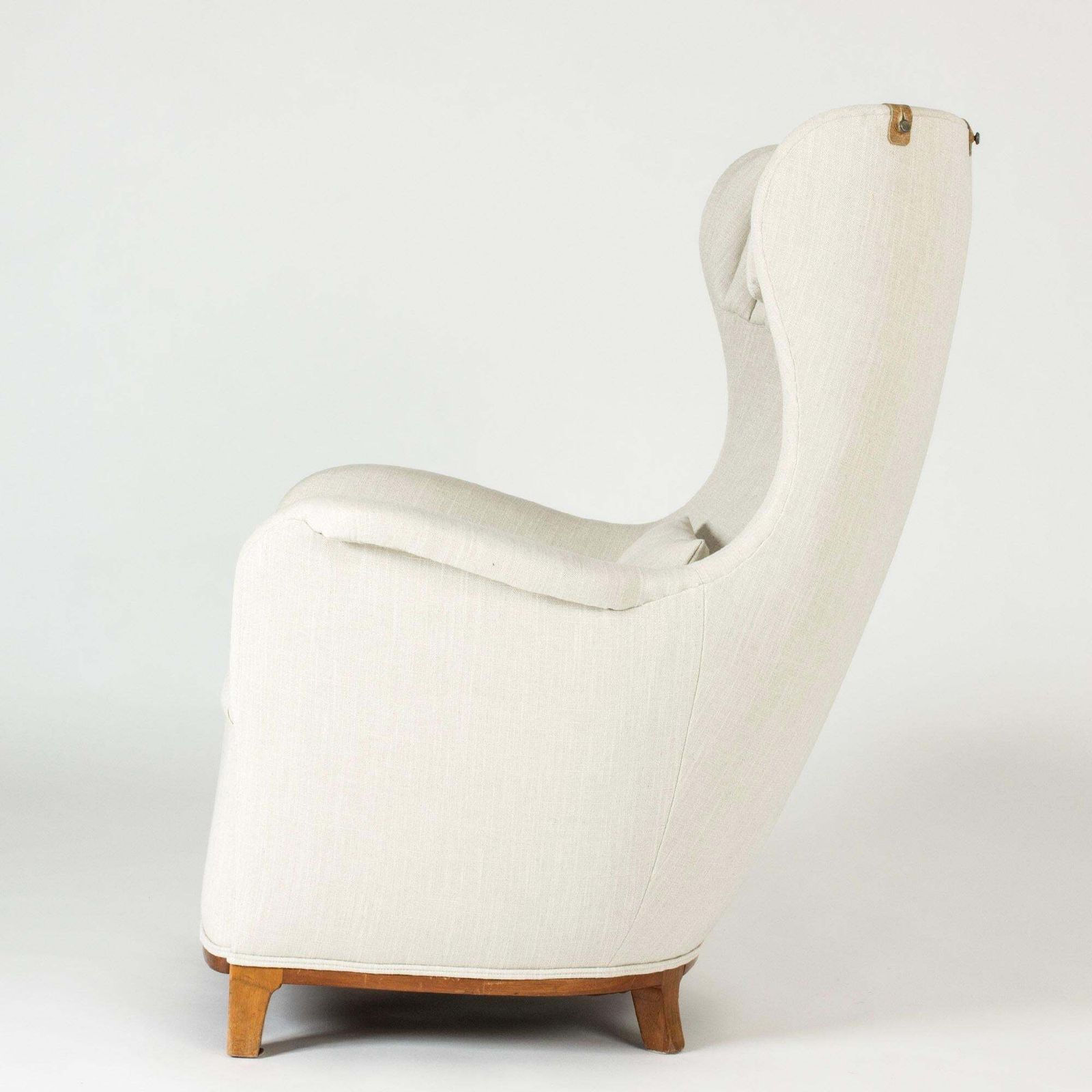 Scandinavische mid-century loungestoel, Carl Axel Acking, Zweden, jaren 1940 photo vintage