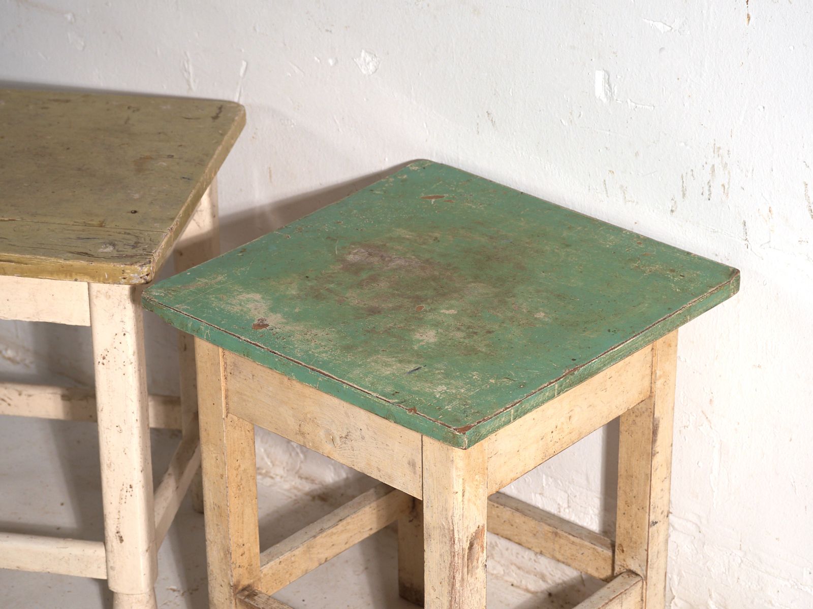 Antique Bedside Tables In Pine Wood – Central Europe, Circa 1940 #9 photo for sale