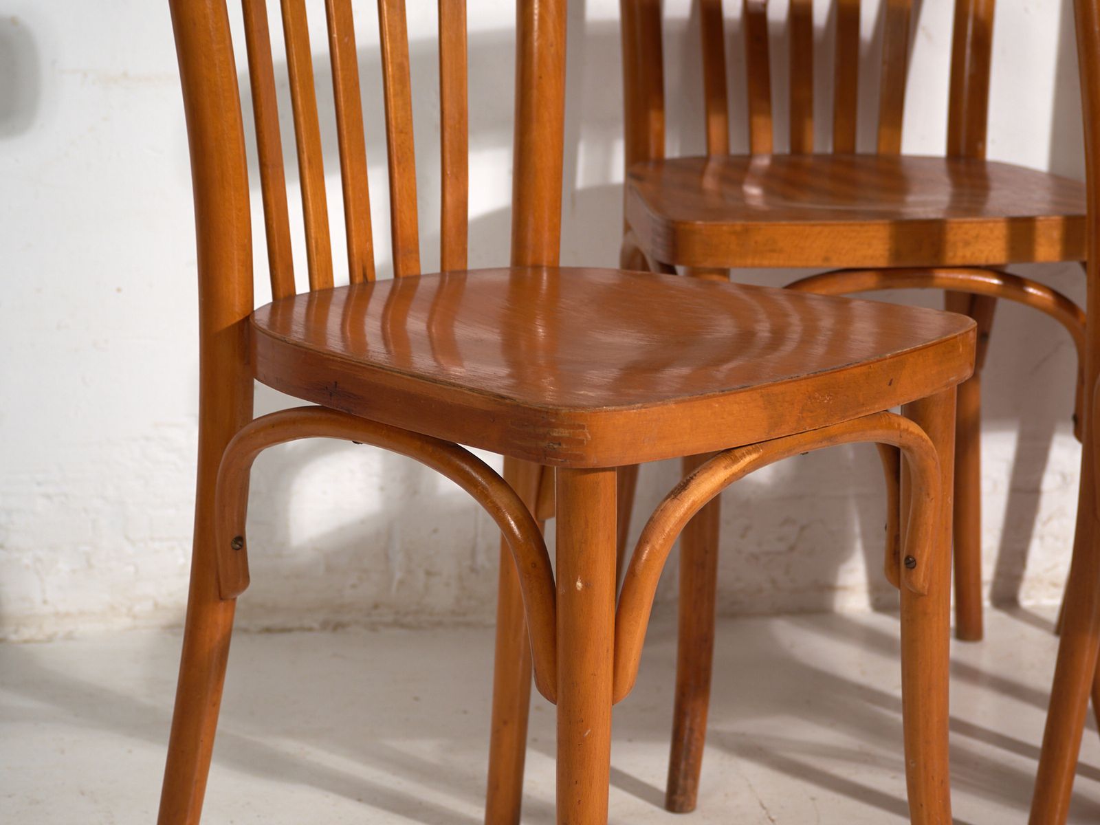 Antique Chairs In Ligna Bentwood – Czechoslovakia, Circa 1960 #6 photo Furniture