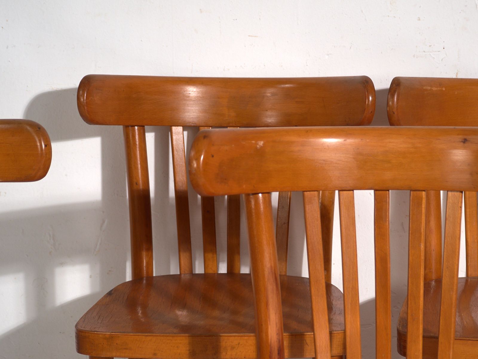 Antique Chairs In Ligna Bentwood – Czechoslovakia, Circa 1960 #6 photo 1021.0