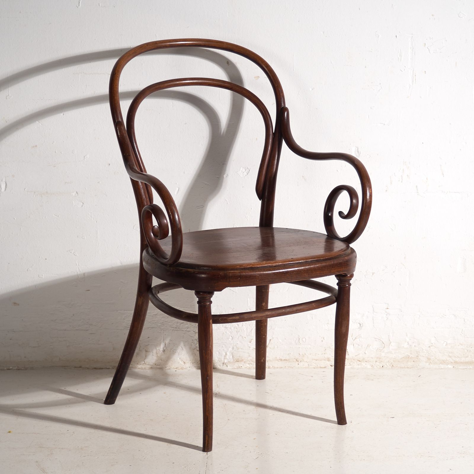 Fauteuil d'époque en bois courbé Thonet, Autriche, vers 1900