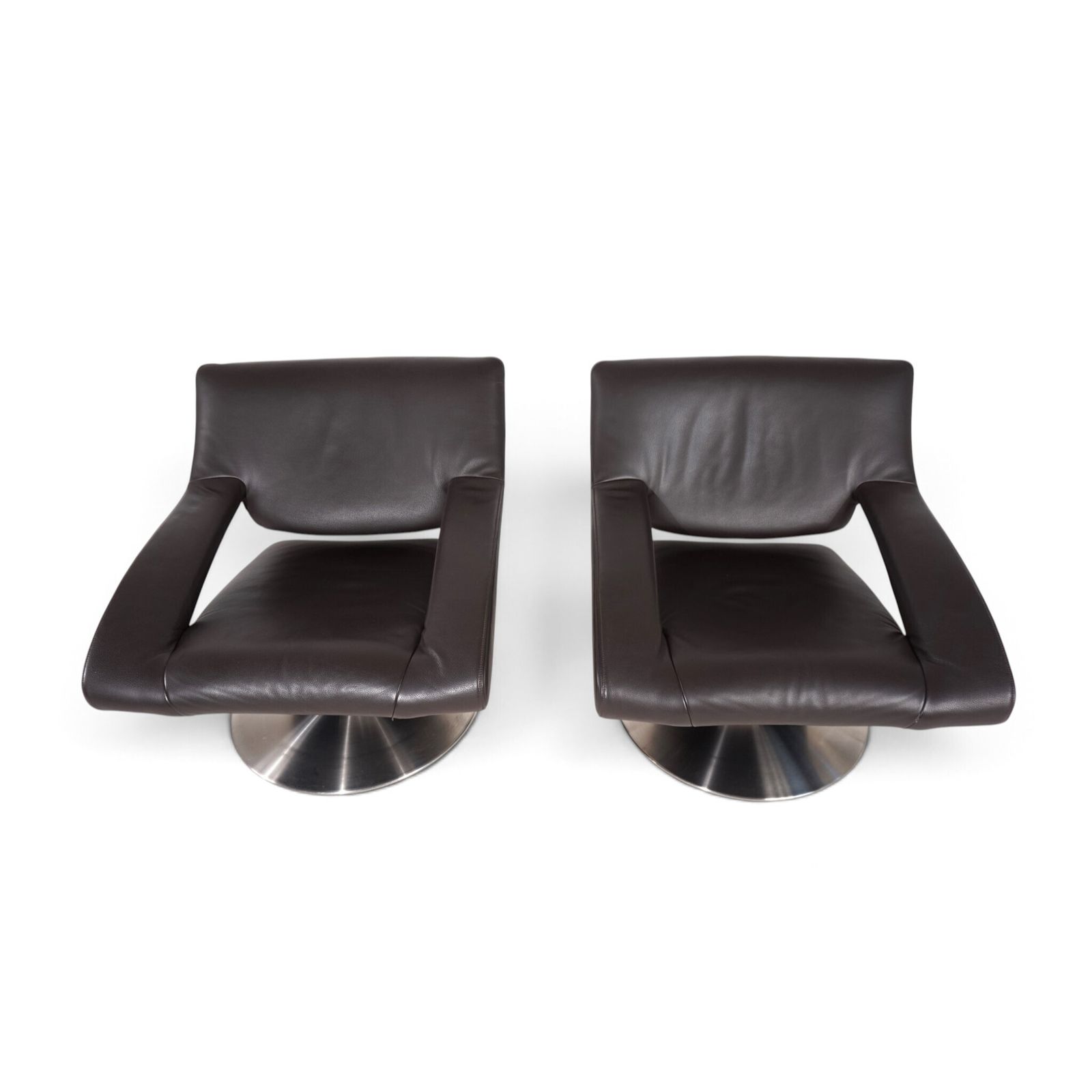 photo furniture De Sede DS-255 Avantgarde Lounge Chair in donkerbruin leer, 2000