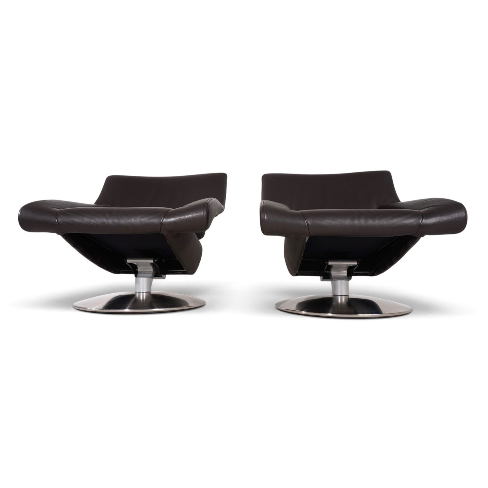 photo for sale De Sede DS-255 Avantgarde Lounge Chair in donkerbruin leer, 2000