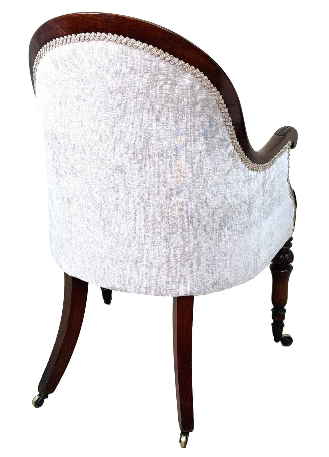 Regency Mahogany Tub Library Fauteuil, Engels, 19e eeuw (Engeland, ca. 1825) photo buy