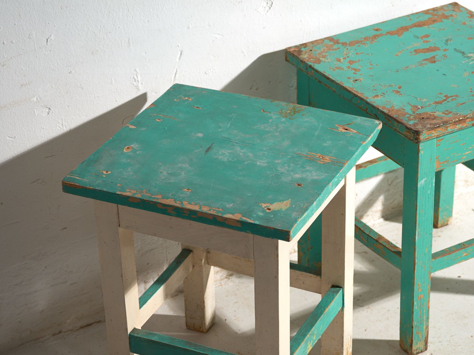 Antique Bedside Tables In Pine Wood – Central Europe, Circa 1940 #14 photo furniture