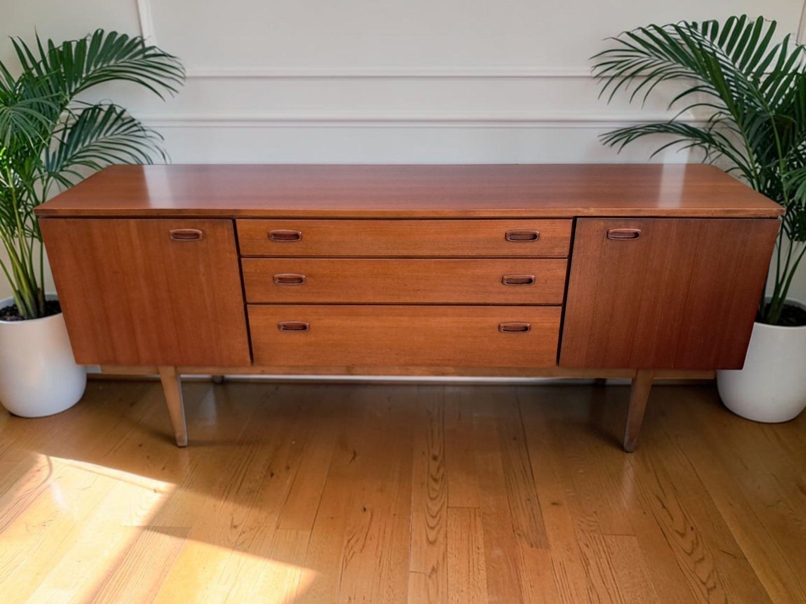 Mid Century Nathan Teak Sideboard Vintage Retro Tv Cabinet Cupboard Compact 1960 photo Furniture