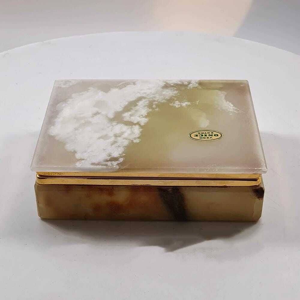 1960s Jewelry Box In Extra Onyx. Made In Italy photo furniture