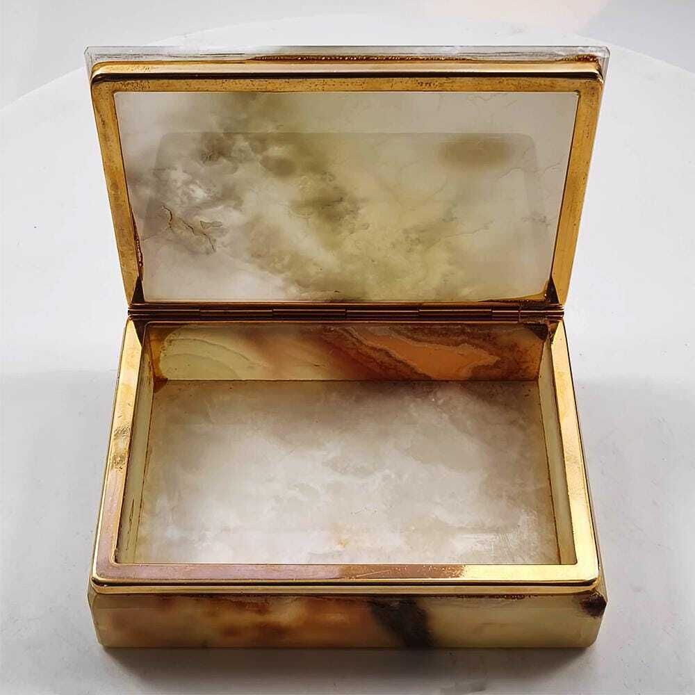 photo furniture Sieradendoos uit de jaren 1960 in extra onyx, Made In Italy