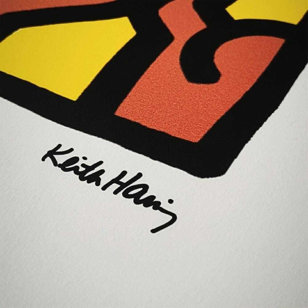 Keith Haring Limited Edition Lithograph uit de jaren 1990, genummerd in potlood. photo for sale