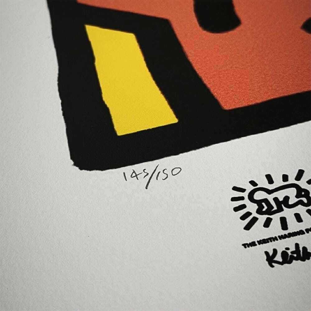 Keith Haring Limited Edition Lithograph uit de jaren 1990, genummerd in potlood. photo Kunst