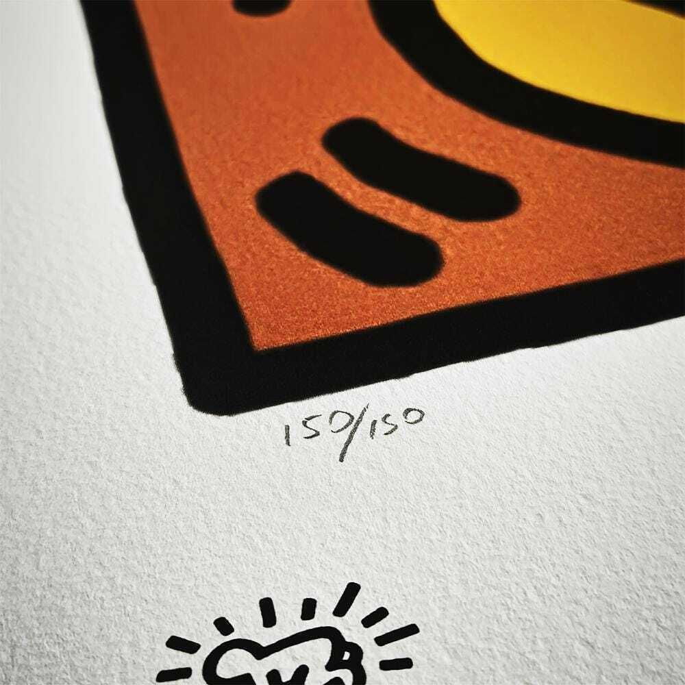 Keith Haring Limited Edition Lithograph uit de jaren 1990, genummerd in potlood. photo Kunst