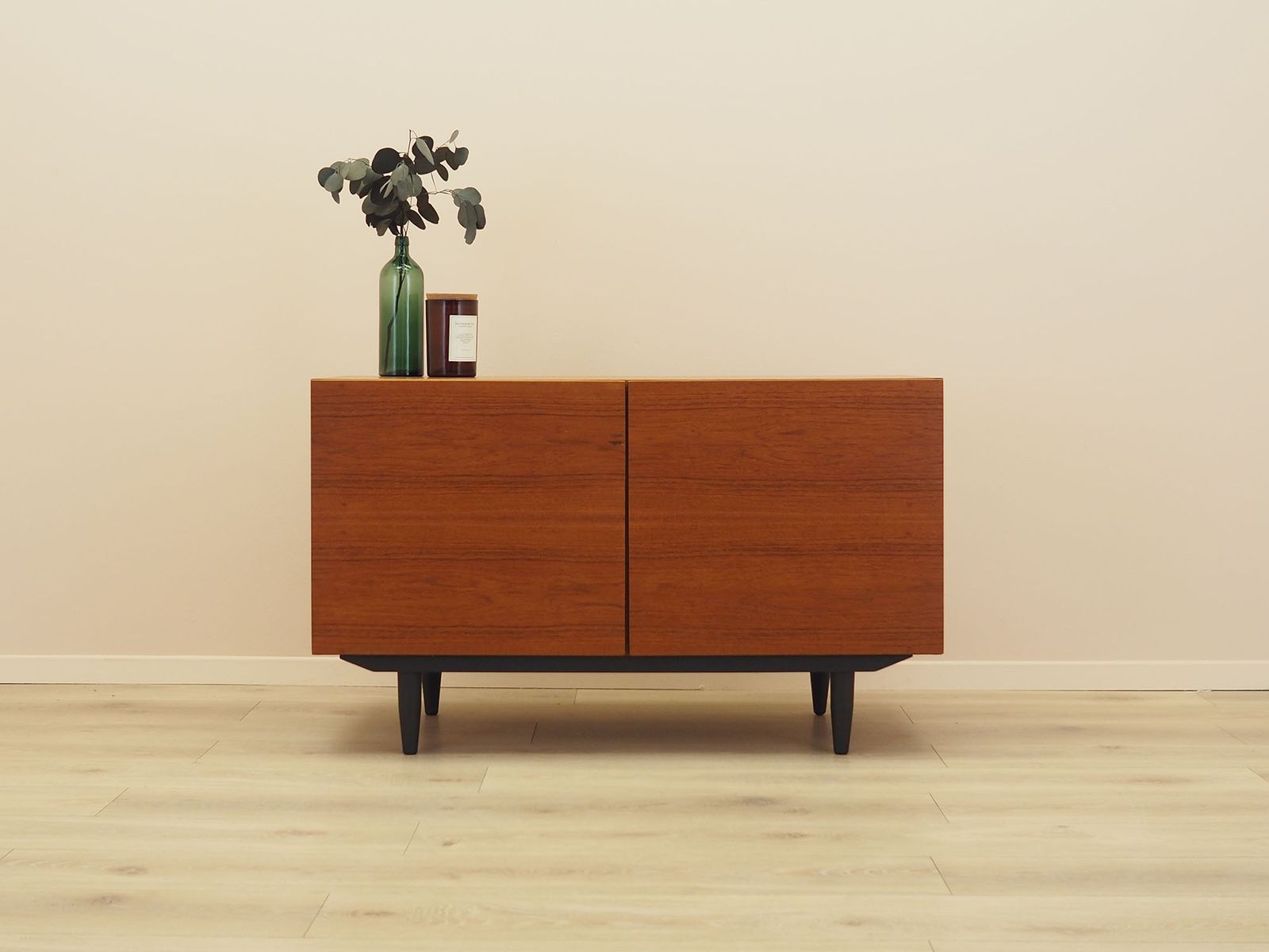Danish Teak Cabinet On Tapered Legs, 1960s Scandinavian Modern photo furniture