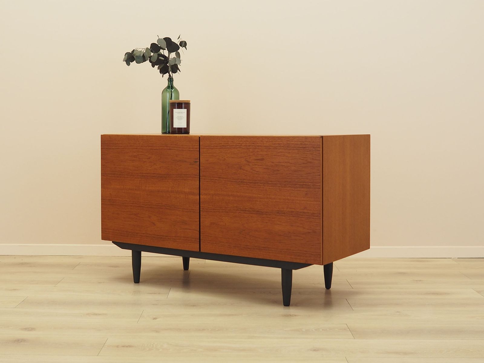 Danish Teak Cabinet On Tapered Legs, 1960s Scandinavian Modern photo Furniture
