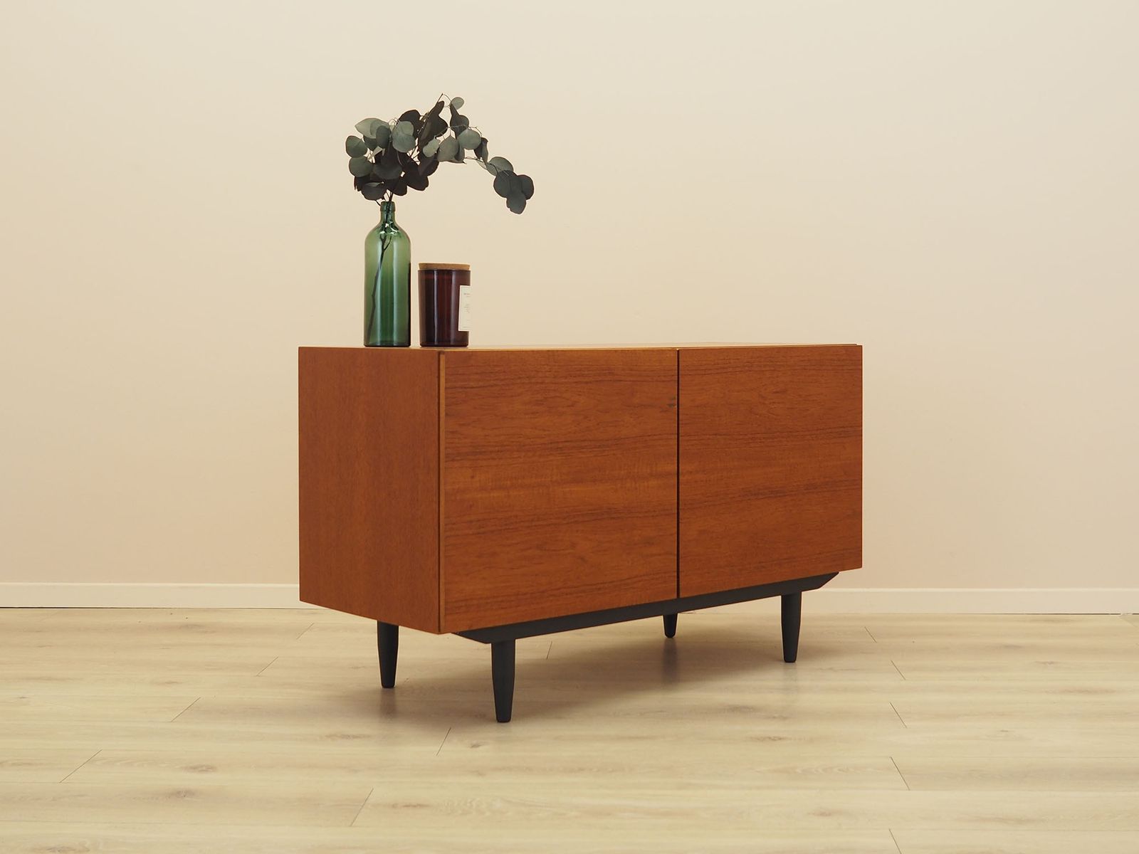 Danish Teak Cabinet On Tapered Legs, 1960s Scandinavian Modern photo 739.0