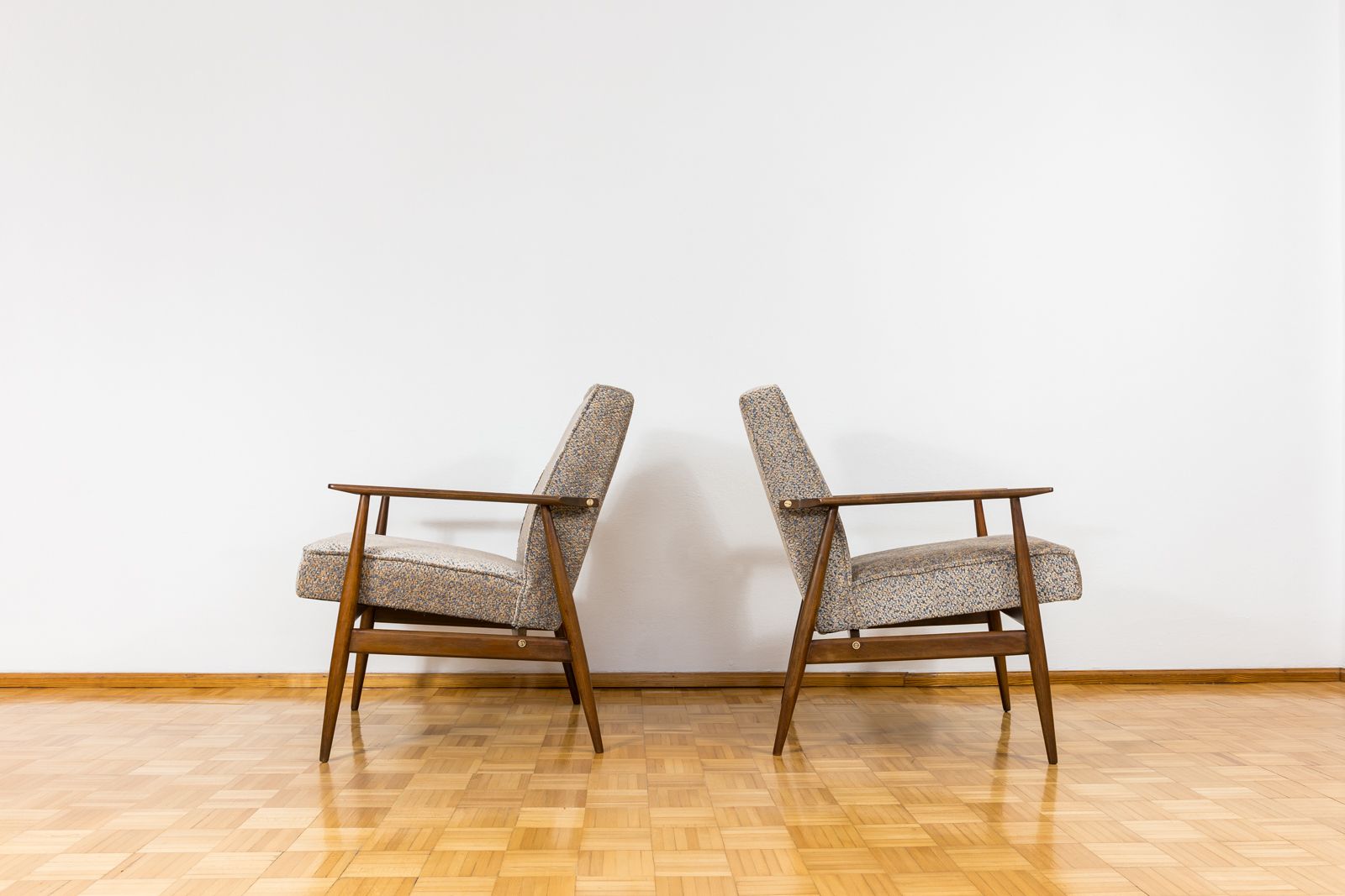 Vintage Fauteuils Ontworpen Door H. Lis, Polen, jaren 1960, Set Van 2 photo Meubels