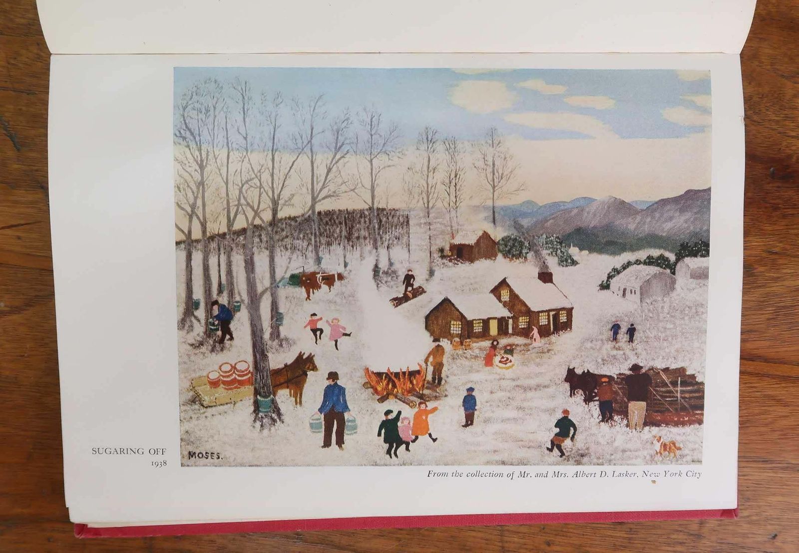Kunstboek. "Grandma Moses. My Life's History". 1952 photo vinterior
