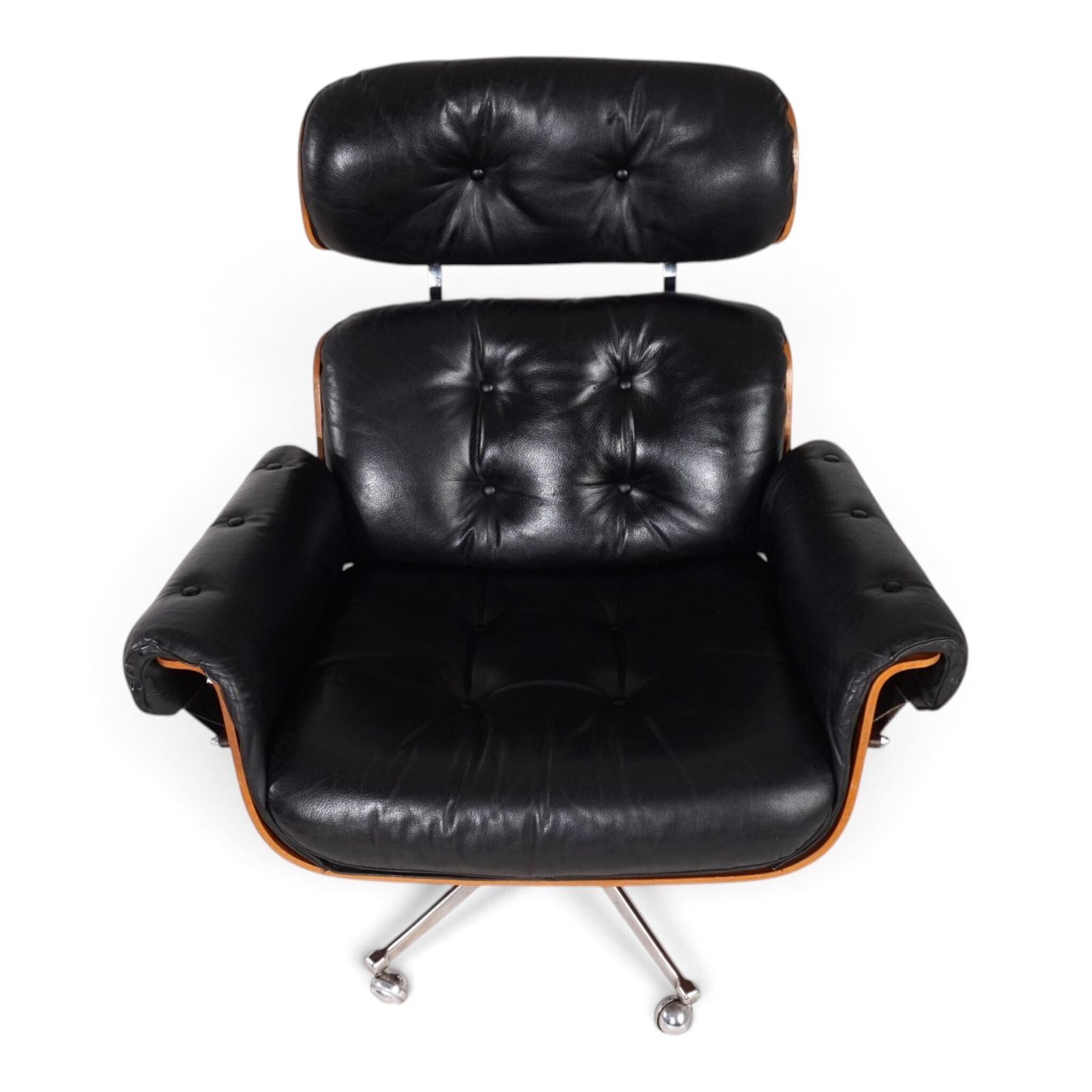1290.0 Martin Stoll Leather Lounge Chair For Stoll Giroflex, 1960 photo