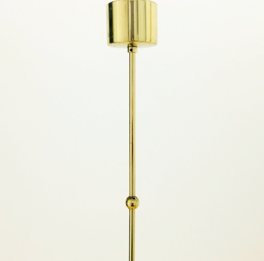 Lustre Space Age, laiton et 12 sphères en verre, Kaiser Leuchten, Allemagne, années 1960 photo 1200.0