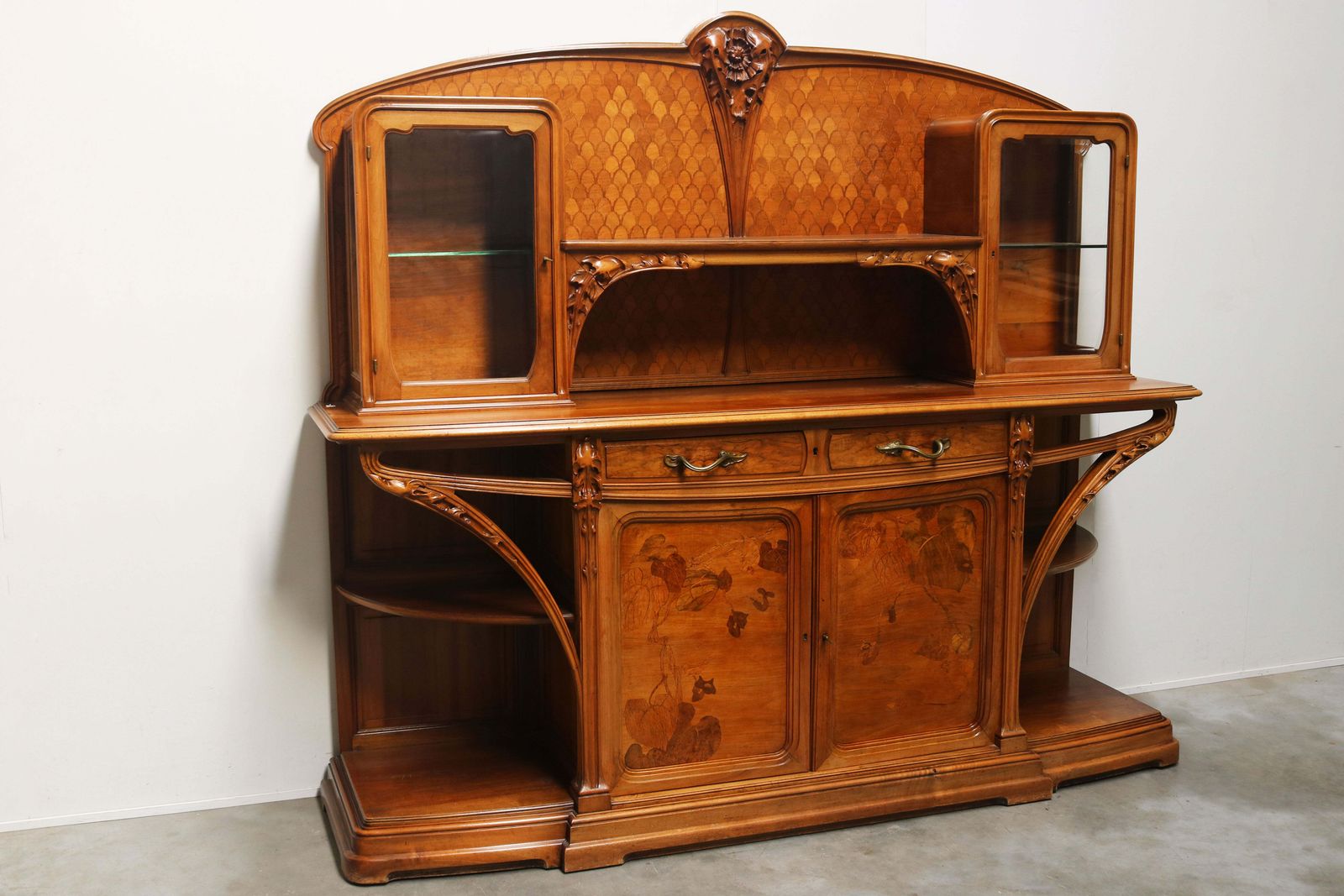 Louis Majorelle “Chicorée” Complete Art Nouveau Dining Room Set, France, 1900 photo vinterior