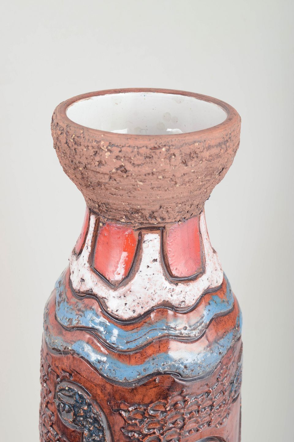 Grand vase de sol Antoni M. Zawadzki pour Tilgmans Keramik, motif dragon photo furniture