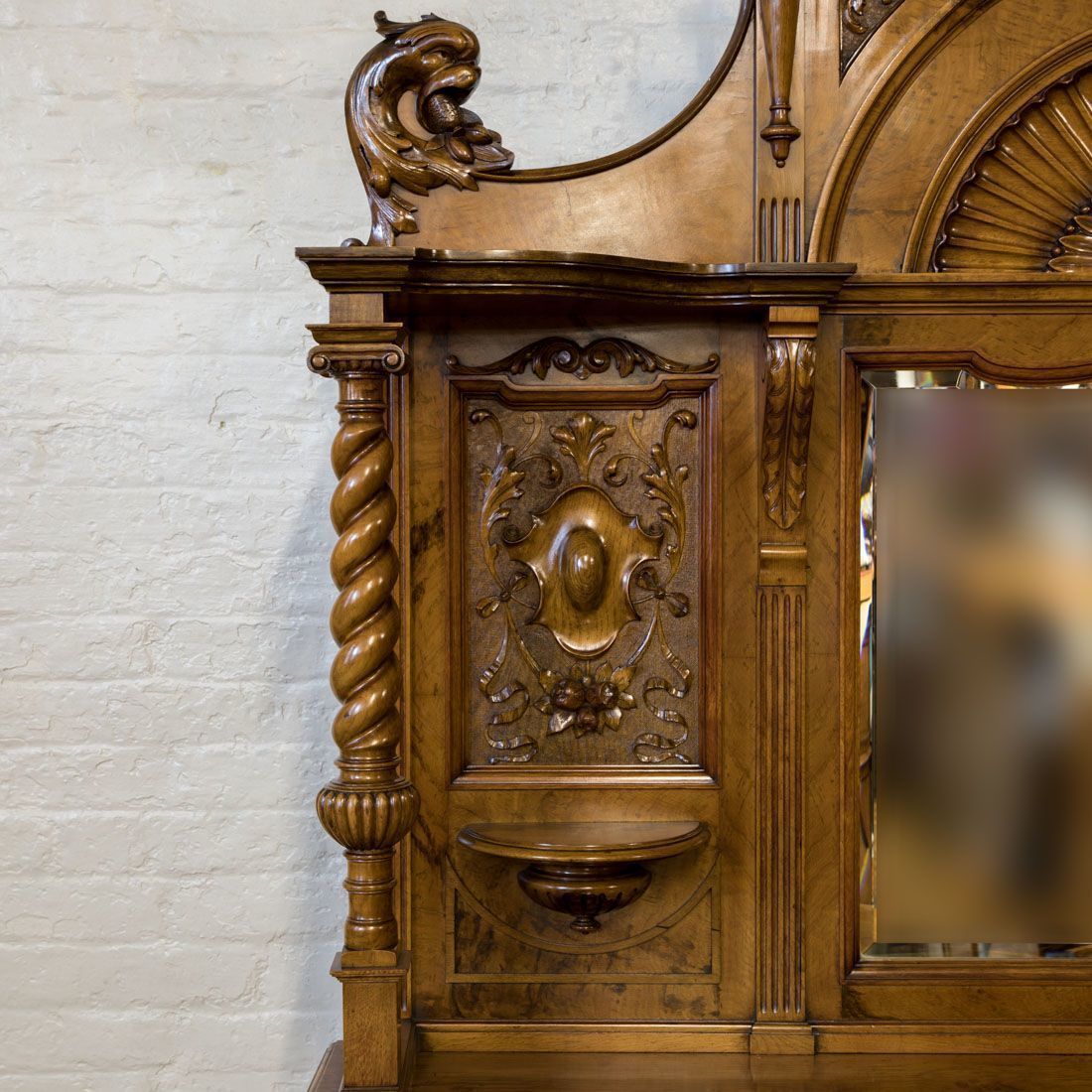 Victorian Pollard Oak Sideboard photo vinterior