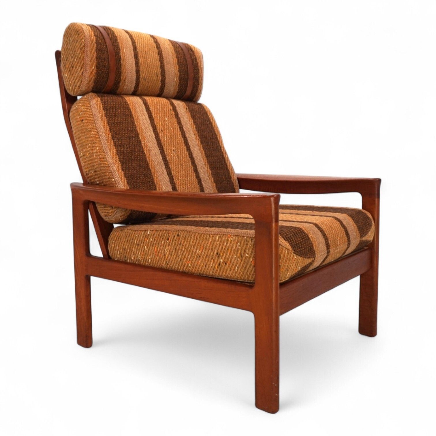 photo furniture Arne Wahl Iversen Teak Lounge Chair For Komfort, 1960