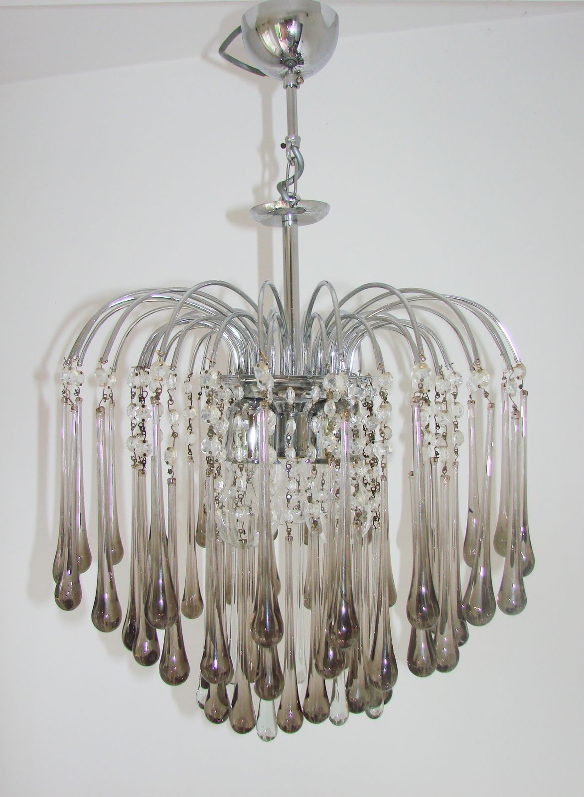Een Paolo Venini Murano-kroonluchter, Italië, jaren 1970. photo for sale