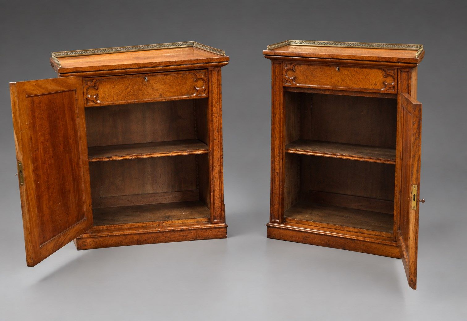 A Pair Of Gothic Revival Side Cabinets photo vinterior