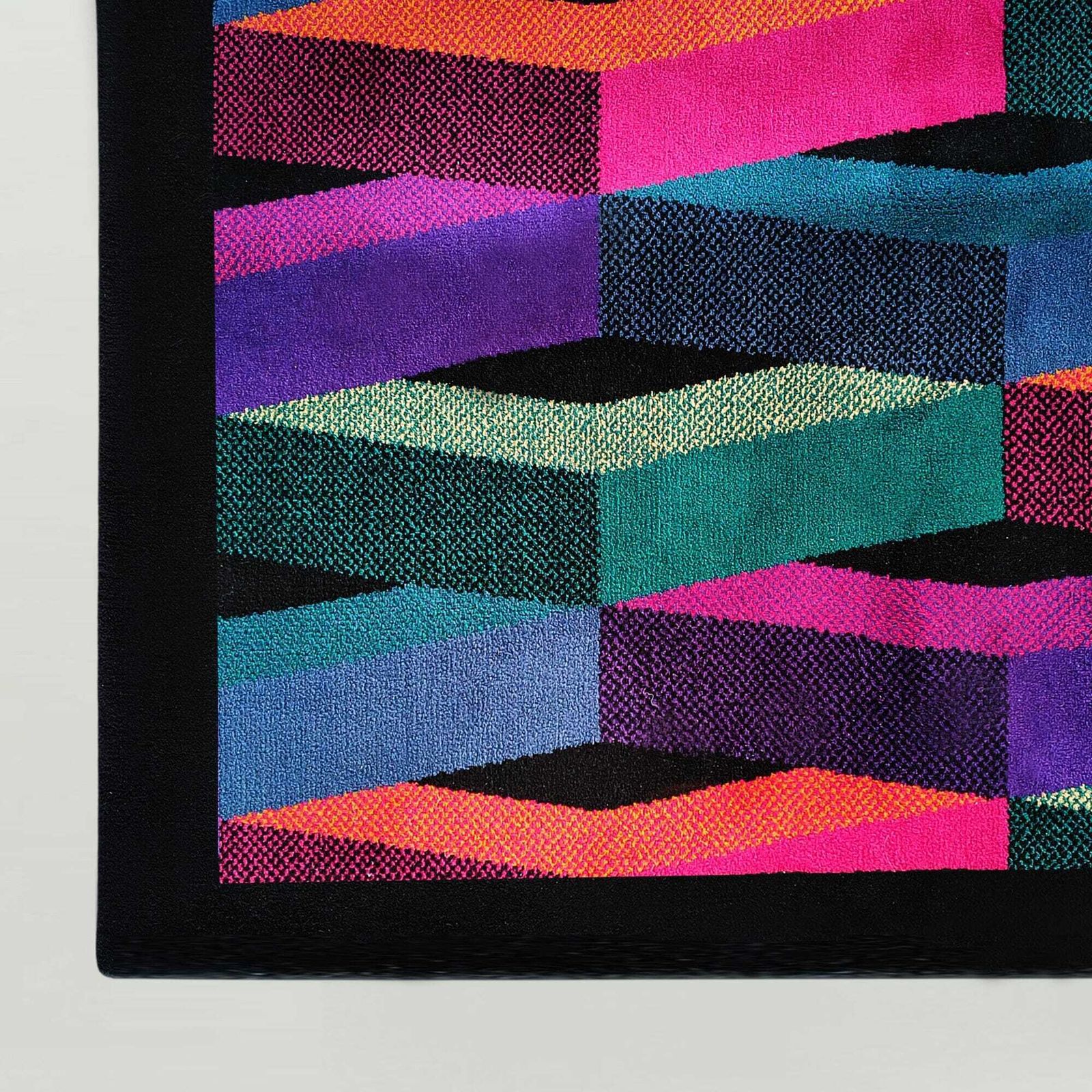 1948.0 Stunning 1980s Italian Post Modern Wool Rug By Missoni For T&J Vestor. photo