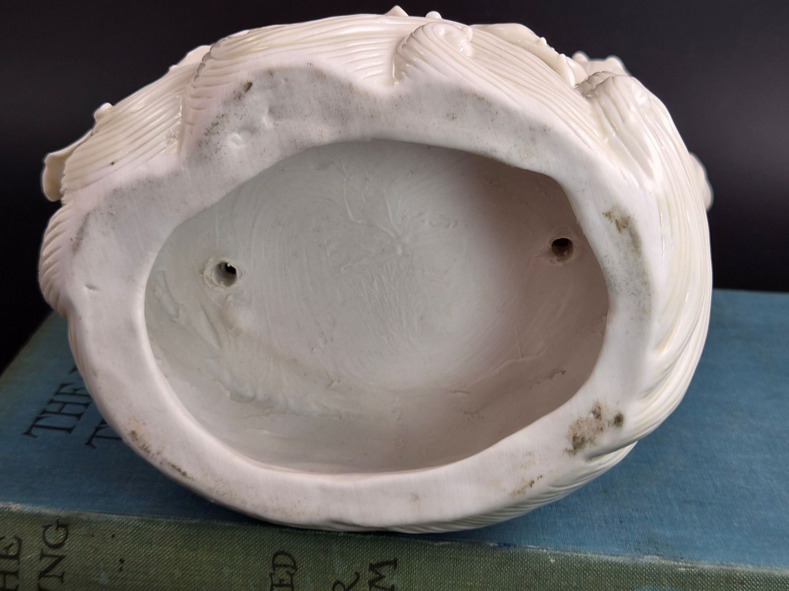 Uitzonderlijke Qing-dynastie Dehua Blanc de Chine Hehe Erxian figurengroep photo furniture