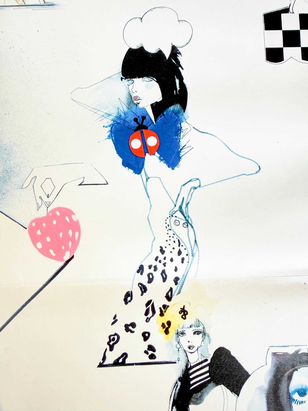 Julie Verhoeven Limited Edition Poster For Boutique By Jaeger | British Fashion Illustration. photo 148.0