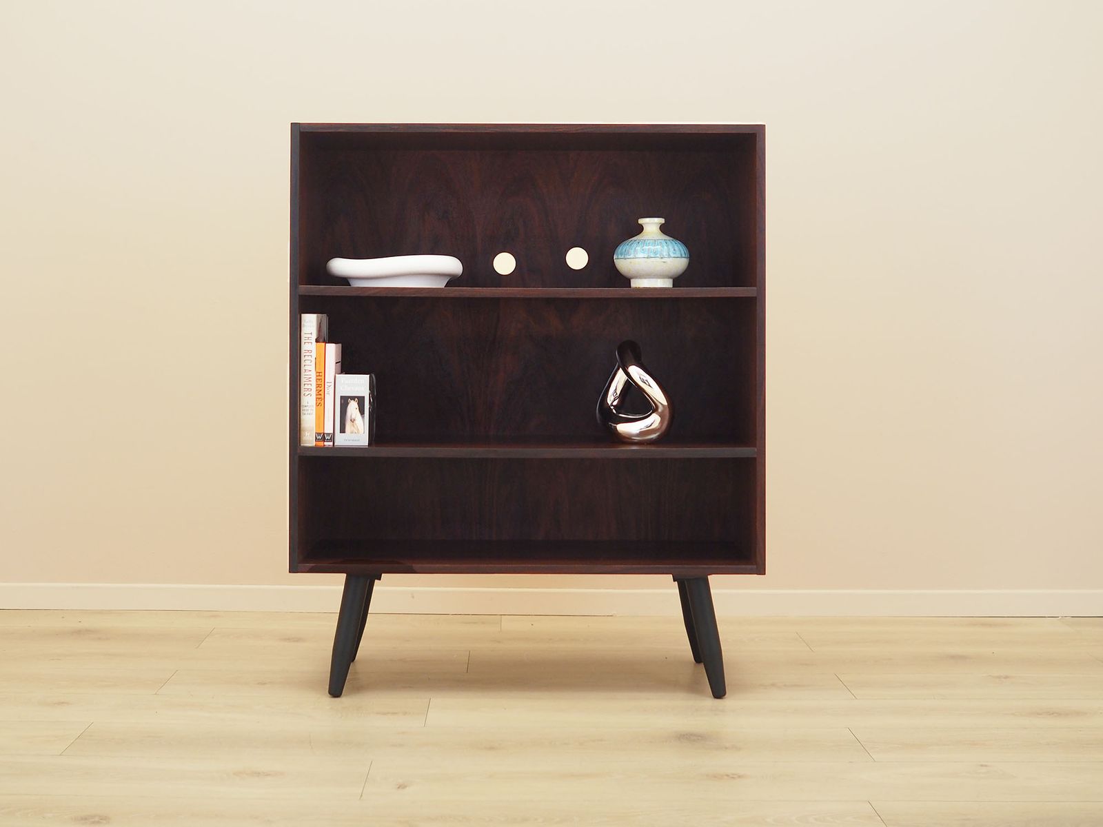 Bibliothèque danoise en placage de palissandre à étagère réglable, années 1960. photo furniture
